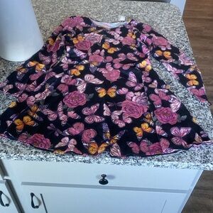 NWT Children’s Place butterfly glitter dress